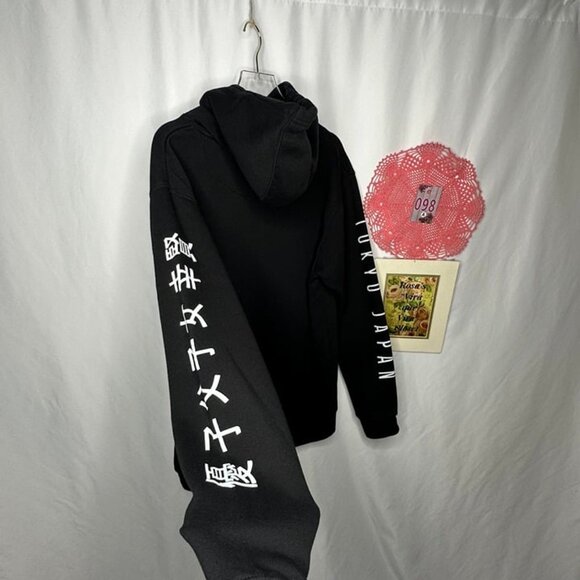 Tuned In Tokyo Wavy Hoodie Black Large (Zuni Sportswear) - Picture 5 of 8